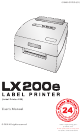 Primera LX200e User Manual