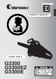 Zenoah G3300 Owner's Manual