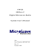 Microwave networks CM7 User Manual