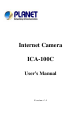 Planet ICA-100C User Manual