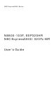NEC N8800-103F User Manual