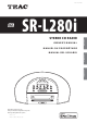 Teac SR-L280i Owner's Manual