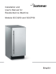 Scotsman SCCG50 Enodis Installation And User Manual