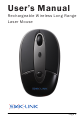 SMK-Link Rechargeable Wireless Long Range Laser Mouse User Manual