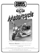 Power Wheels 73210 Owner's Manual With Assembly Instructions