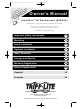 Tripp Lite SmartPro 3U Owner's Manual