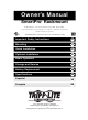 Tripp Lite SMART500RT1U Owner's Manual