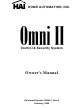 HAI OMNI II Owner's Manual