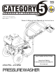 Category 5 2700 PSI 2.5 GPM Owner's Manual And Operating Instructions