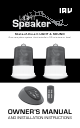 IAV Light Speaker Owner's Manual