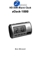 Zetronix zClock-1000 User Manual