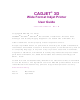ENCAD CADJET 3D User Manual