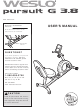 Weslo Pursuit G 3.8 Bike Manual