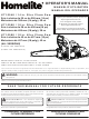Homelite UT10680 Operator's Manual