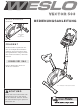 Weslo Vector 503 Bike Bedienungsanleitung