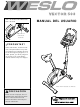 Weslo Vector 503 Bike Manual Del Usuario