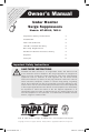 Tripp Lite MT-6PLUS Owner's Manual