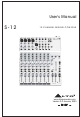 Alto S-12 User Manual