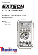 Extech Instruments MultiMaster MM560A User Manual