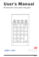 SMK-Link Bluetooth Calculator Keypad User Manual
