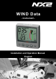 Nexus NX2 Wind Data Installation And Operation Manual