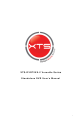 XTS DVR72XX-V User Manual