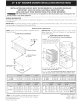 Frigidaire PLEW30S3FCB Installation Instructions Manual