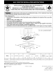 Frigidaire FGC30S4DBA Installation Instructions Manual