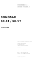 Sonosax SX-ST User Manual