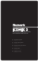 Numark iCDMIX 3 Quick Start Manual