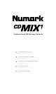 Numark CDMIX1 Quick Start Manual