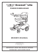Everest & Jennings Everest Lite Owner's Manual