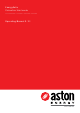 Aston Energy EnergySolis ES2200 Series Operating Manual