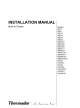 Thermador M271 Installation Manual