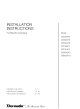 Thermador CES366FS Installation Instructions Manual
