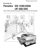 Panasonic Panafax DX-1000 User Manual