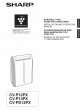 Sharp CV-P12PX Installation And Operation Manual
