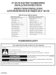 Maytag MET3800TW2 Installation Instructions Manual