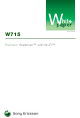 Sony Ericsson Walkman W715 White Paper