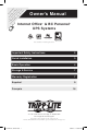 Tripp Lite Internet Office & BC Personal UPS System Owner's Manual