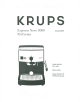KRUPS Espresso Novo 3000 ProCrema Instructions For Use Manual