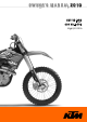 KTM 450 SX-F EU 2010 Owner's Manual