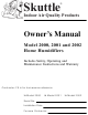Skuttle Indoor Air Quality Products 2000 Owner's Manual