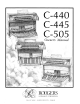 Rodgers Classic Keyboard C-440 Owner's Manual