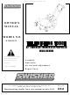 Swisher WB800042F Owner's Manual