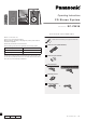 PANASONIC SC-PM38 Operating Instructions Manual