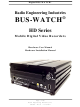 Radio Engineering Industries BUS-WATCH HD800 Hardware User Manual,  Hardware Installation Manual
