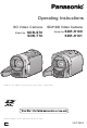 PANASONIC SDR-H101 Operating Instructions Manual