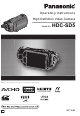 PANASONIC HDC-SD5 Operating Instructions Manual
