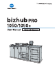 Konica Minolta BIZHUB PRO 1050 User Manual
